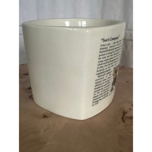 Vintage Norman Rockwell “Two’s Company” Planter | 1983 FTD Limited Edition - Picture 3 of 6